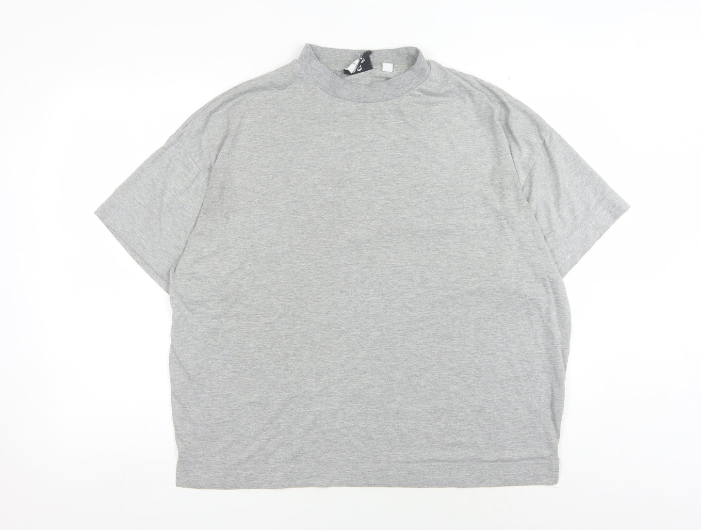 Unisex Adults UK Size M COLLUSION Grey  T-Shirt