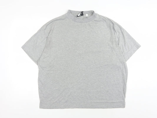 Unisex Adults UK Size M COLLUSION Grey  T-Shirt