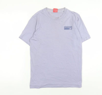 New Balance Unisex Purple Crew Neck T-Shirt Size 12