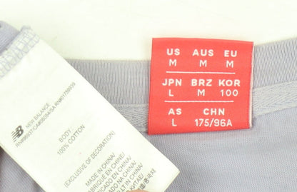 New Balance Unisex Purple Crew Neck T-Shirt Size 12