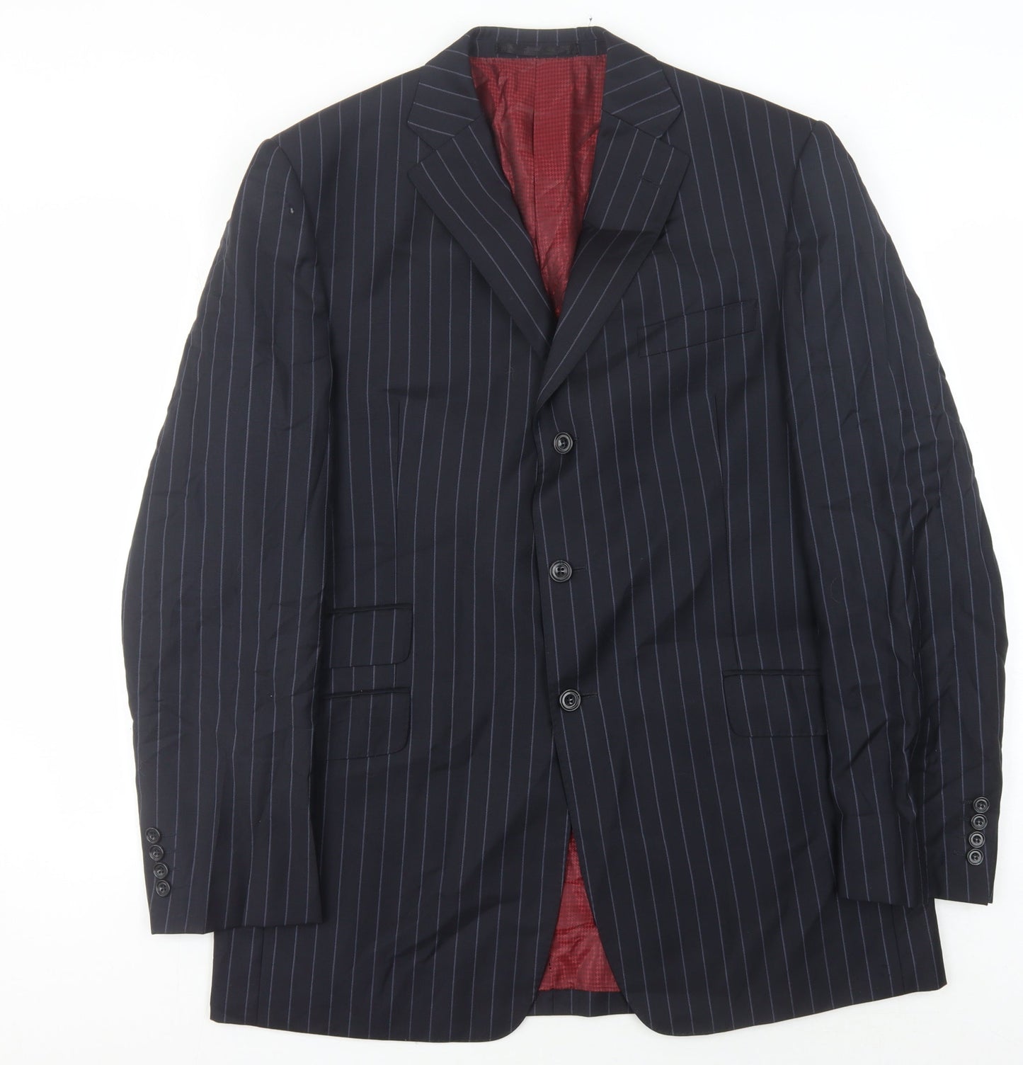 Mens UK Size 42 Marks and Spencer Regular Blue Suit Jacket