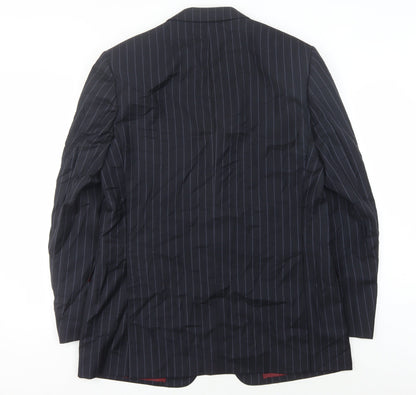 Mens UK Size 42 Marks and Spencer Regular Blue Suit Jacket