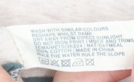 Womens UK Size S Fat Face Multicoloured Basic T-Shirt