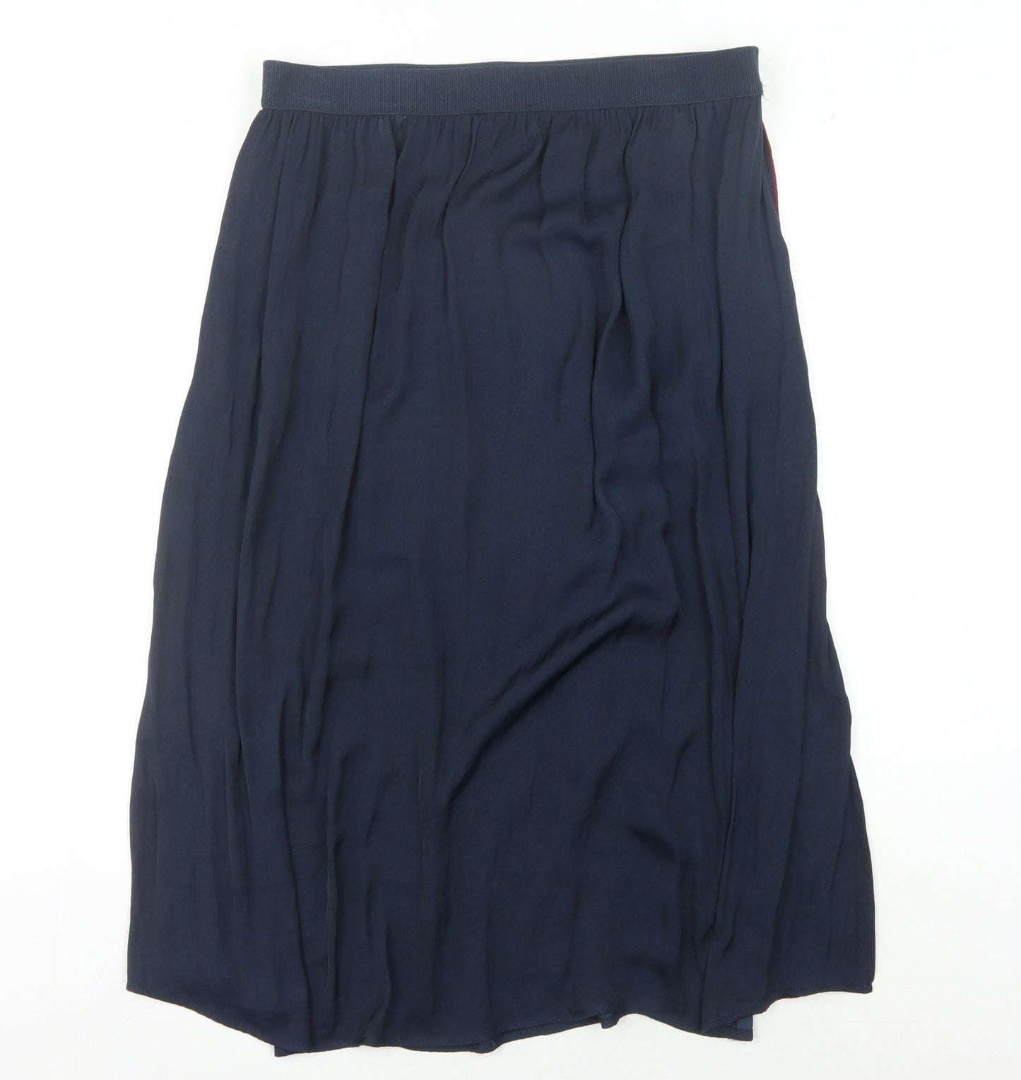 hush Women's Blue Midi Skirt, Size 10, Rainbow Stripes