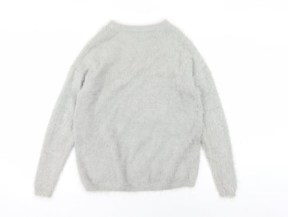 Womens UK Size XS Disney Grey Pullover Jumper