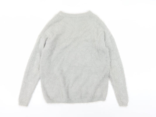 Disney Women's Grey XS Mickey Mouse Jumper