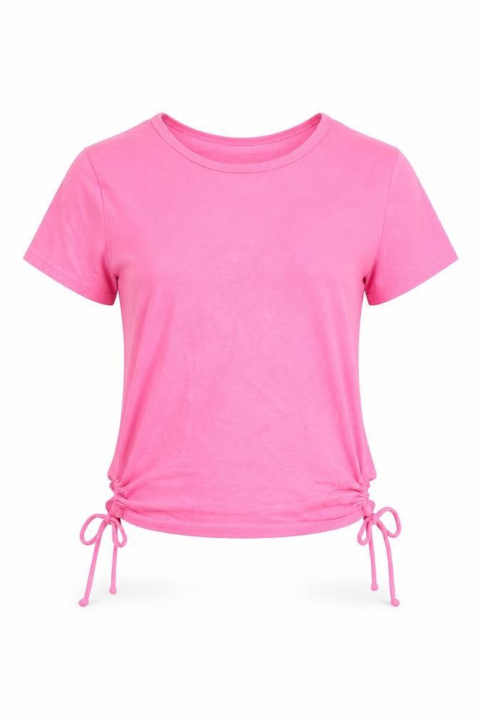 Womens UK Size M Hollister Pink Basic T-Shirt