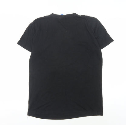 Adidas Men's Black M Logo Graphic T-Shirt