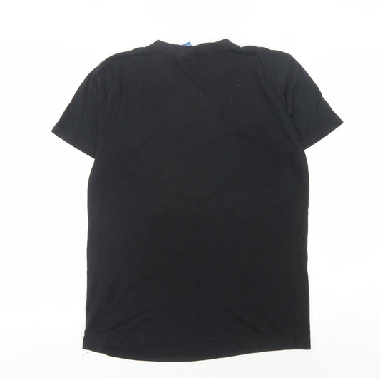 Adidas Men's Black M Logo Graphic T-Shirt