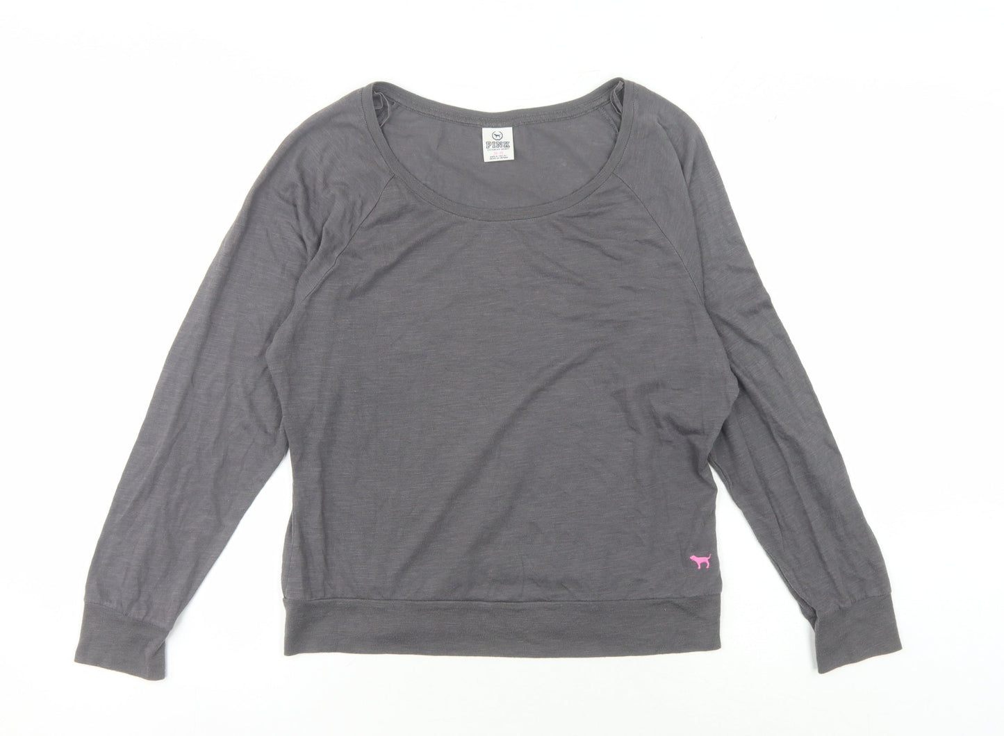 Womens UK Size M Victoria's Secret Grey Basic T-Shirt