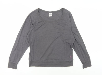 Womens UK Size M Victoria's Secret Grey Basic T-Shirt