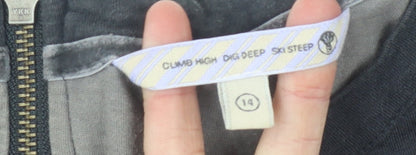 Fat Face Women's Black T-Shirt Dress Size 14