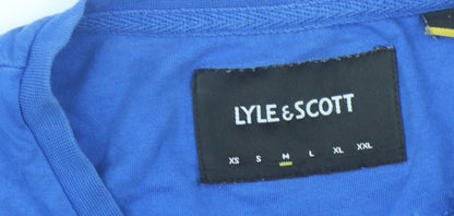 Lyle & Scott Men's Blue Medium Crew Neck T-Shirt