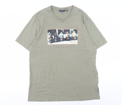 Mens UK Size XL Ben Sherman Green  T-Shirt