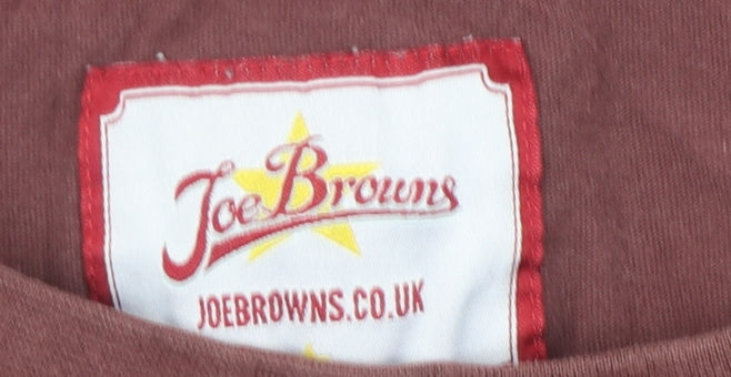 Joe Browns Men's Brown Cotton T-Shirt 5XL