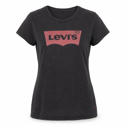 Womens UK Size M Levi's Black Basic T-Shirt