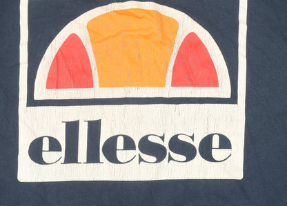 Mens UK Size L ellesse Blue  T-Shirt