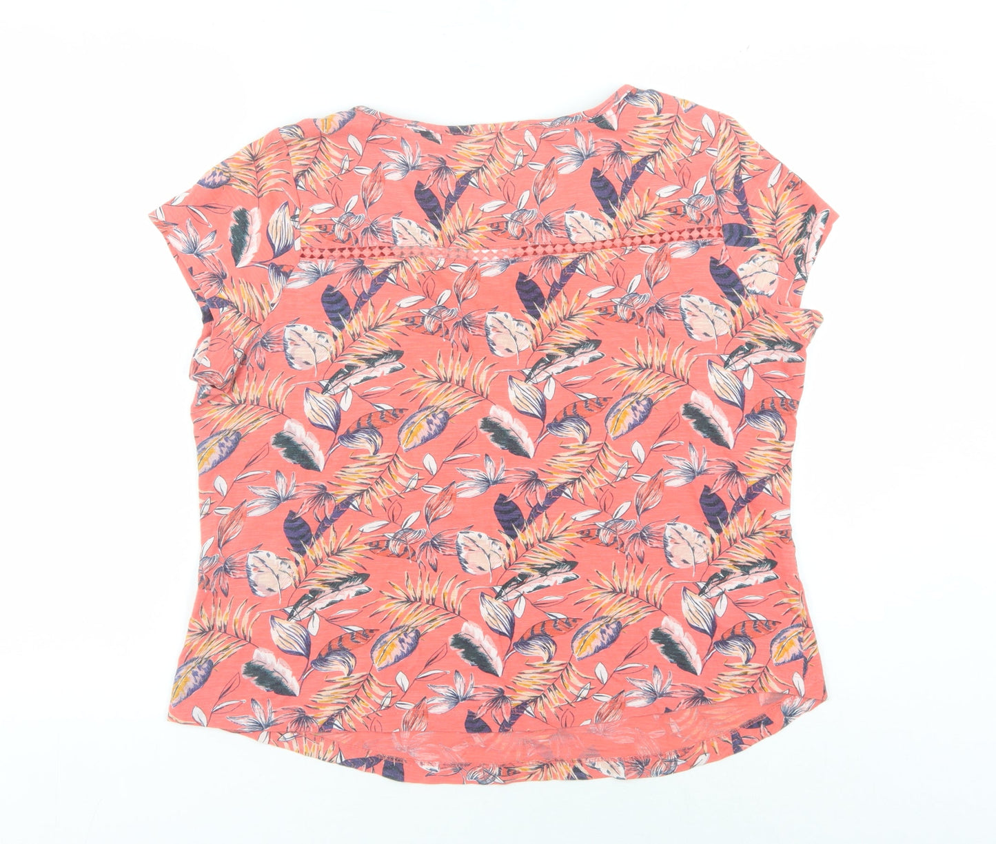 Mantaray Women's Multicoloured Floral T-Shirt Size 16