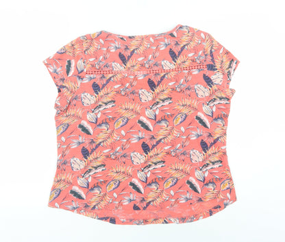 Mantaray Women's Multicoloured Floral T-Shirt Size 16