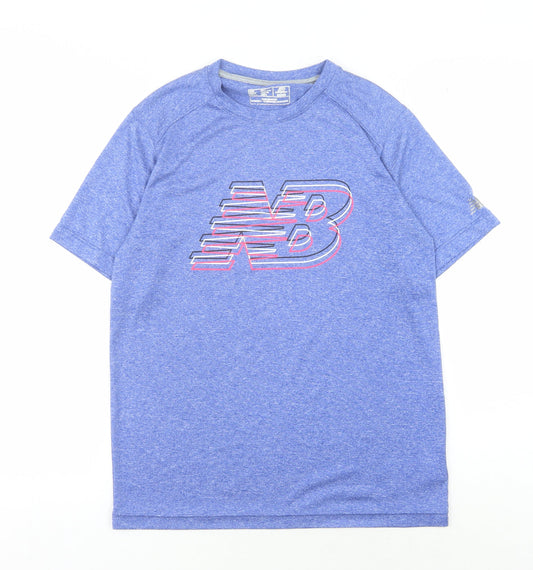 New Balance Blue Unisex T-Shirt, M, Activewear Essential