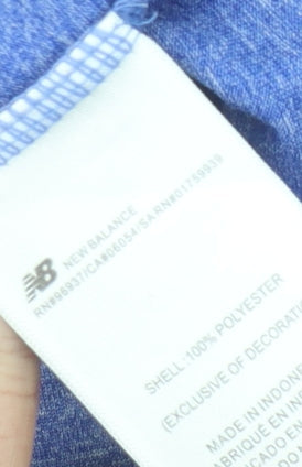 New Balance Blue Unisex T-Shirt, M, Activewear Essential