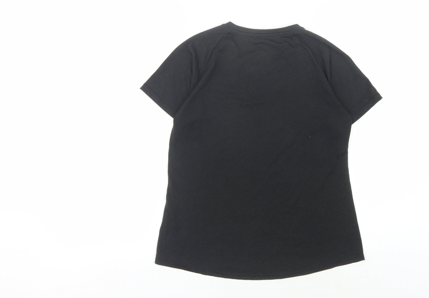 Puma Women's Black T-Shirt Size 12 Gym & Training