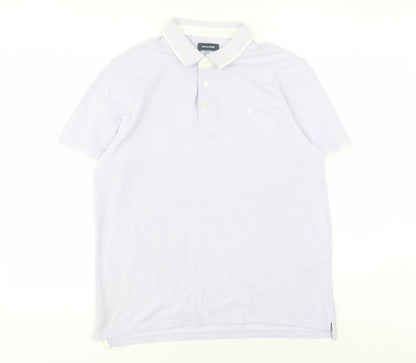 Jack & Jones Men's Purple XL Short Sleeve Polo