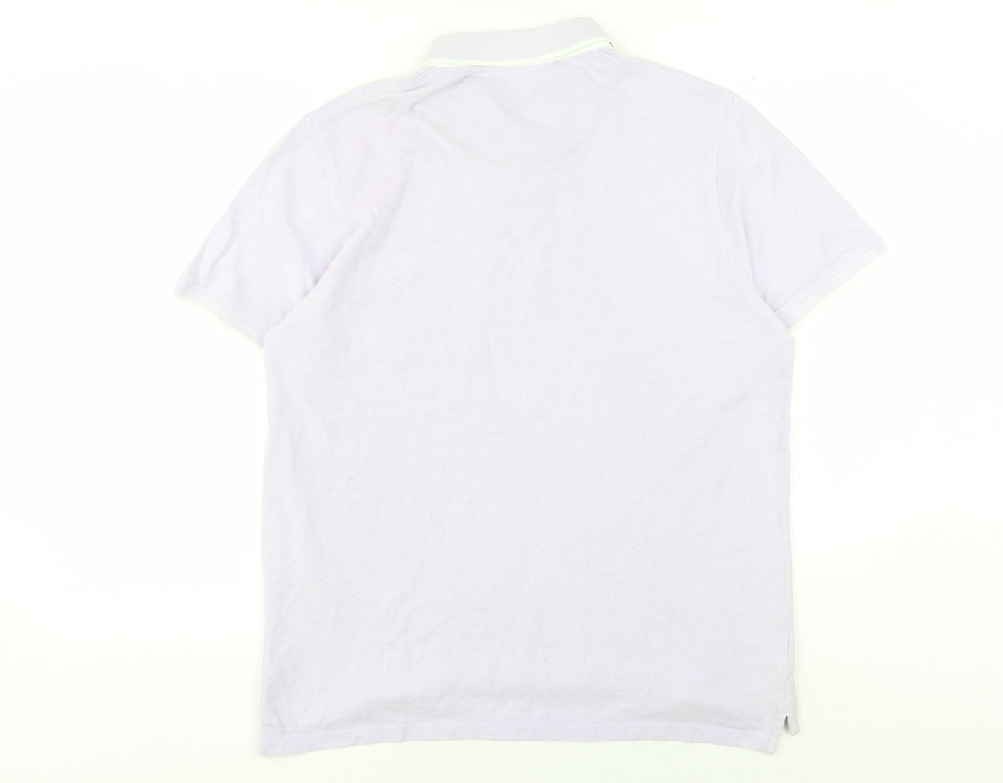 Jack & Jones Men's Purple XL Short Sleeve Polo