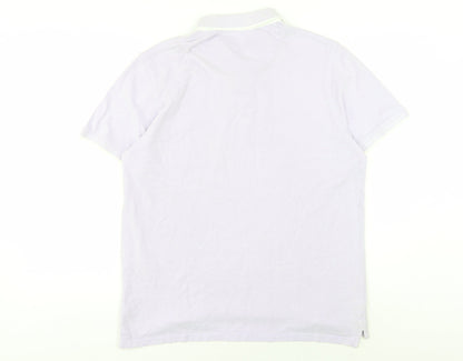 Jack & Jones Men's Purple XL Short Sleeve Polo