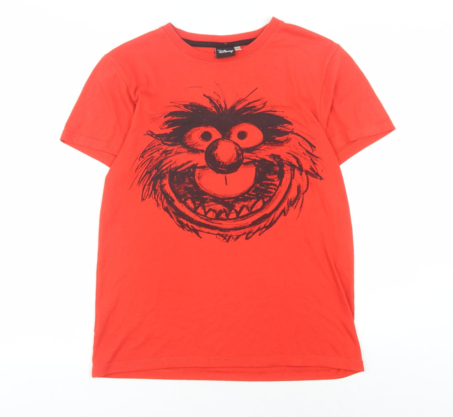 Unisex Adults UK Size M Disney Red Basic T-Shirt