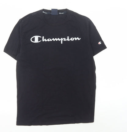 Mens UK Size M Champion Black  T-Shirt