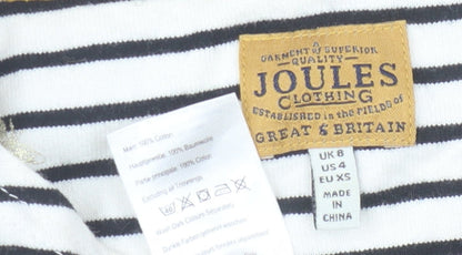 Womens UK Size 2XS Joules Multicoloured Basic T-Shirt