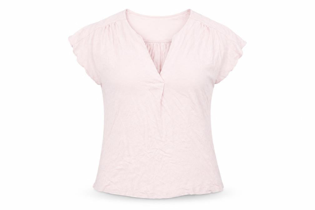Womens UK Size S Monsoon Pink Cropped Blouse