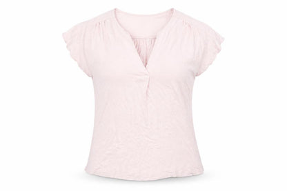 Womens UK Size S Monsoon Pink Cropped Blouse