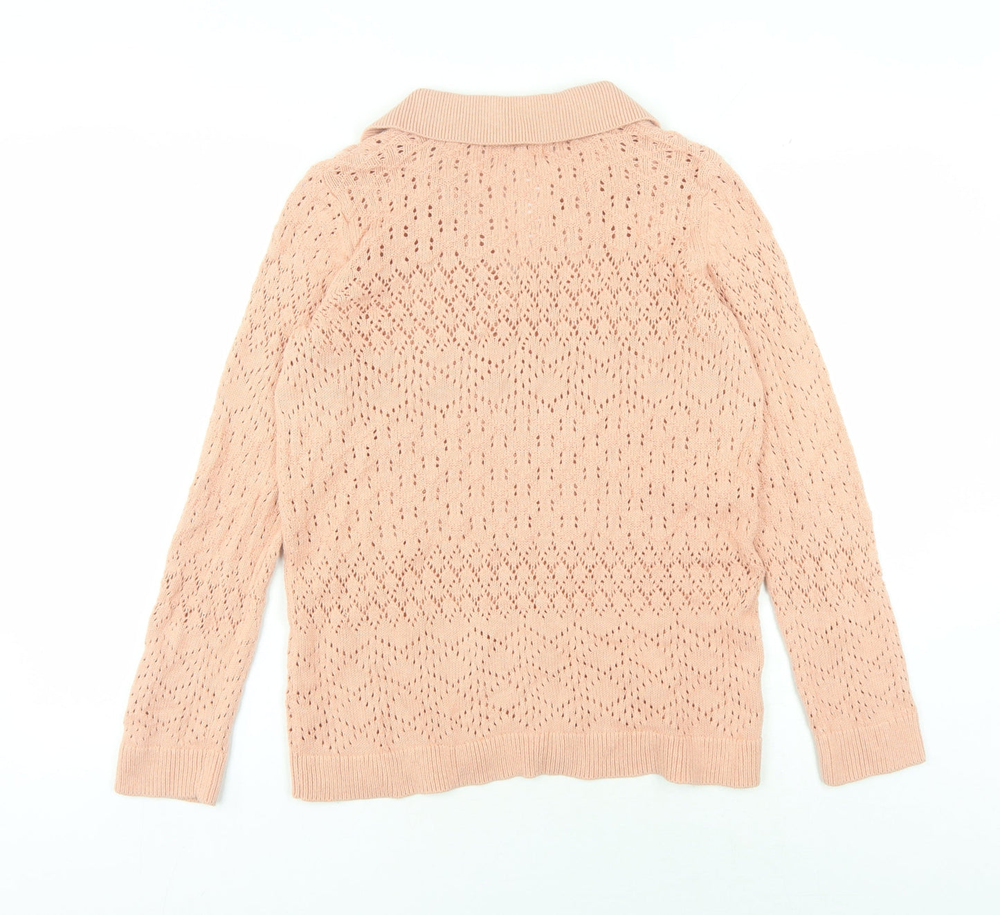 Womens UK Size 10 Fat Face Pink Pullover Jumper