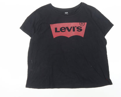 Levi's Men's Black 2XL Graphic Print T-Shirt