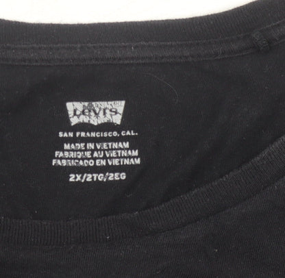 Levi's Men's Black 2XL Graphic Print T-Shirt