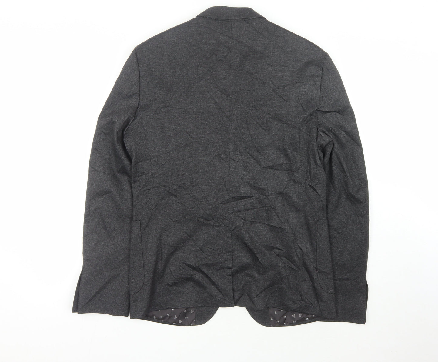 Lindbergh Men's Grey Blazer UK 40R Single-Breasted