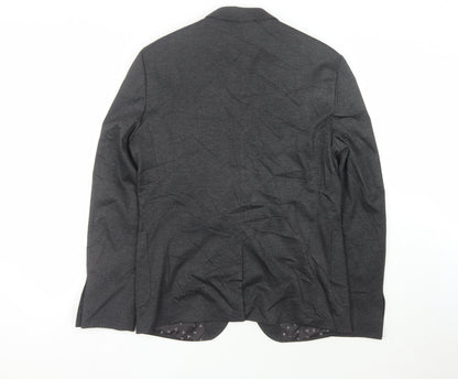 Lindbergh Men's Grey Blazer UK 40R Single-Breasted