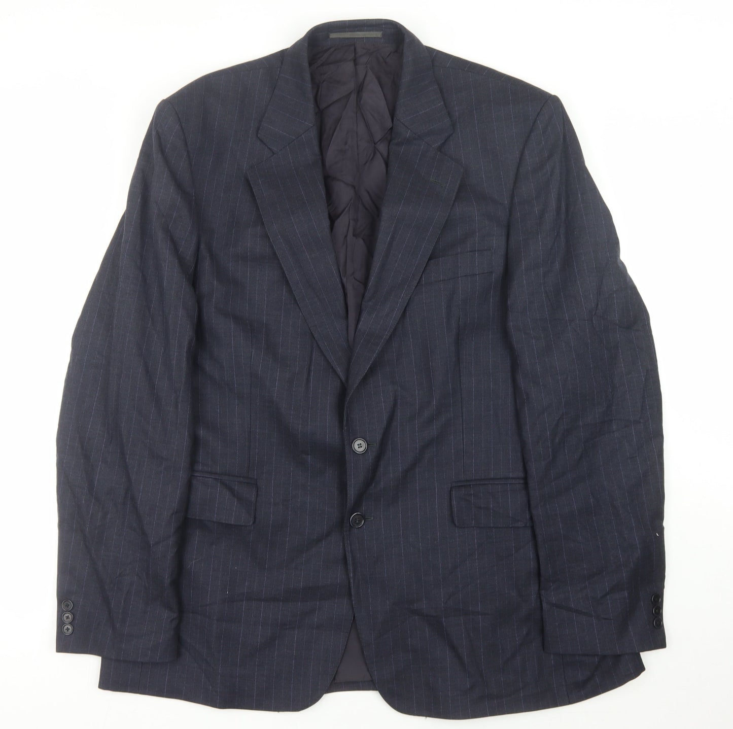 Mens UK Size 44 The Label Regular Blue Suit Jacket