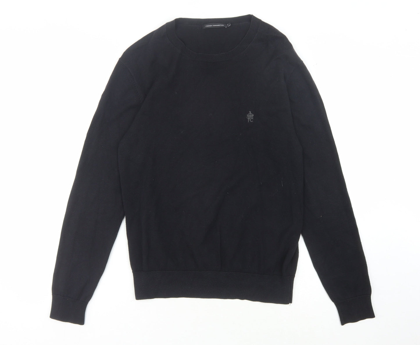 French Connection Men's Black Pullover Jumper S