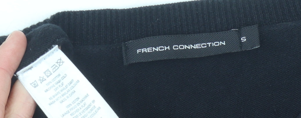 French Connection Men's Black Pullover Jumper S