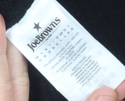 Joe Browns Women's Black High Neck Jumper Size 10