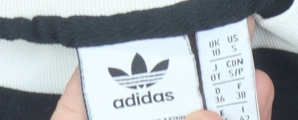 Womens UK Size 10 adidas Black Basic T-Shirt
