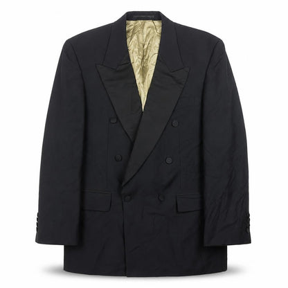 Mens UK Size 40 Van Gils Regular Black Suit Tuxedo