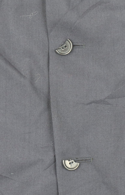 Eddy Taylor Mens Blue Wool Suit Jacket Size 42R