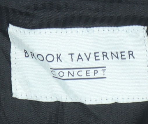 Brook Taverner Men's Blue Trousers, Size 38 W, Business Casual