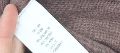 Jigsaw Women’s Brown Cowl Neck Knit Jumper - Size S