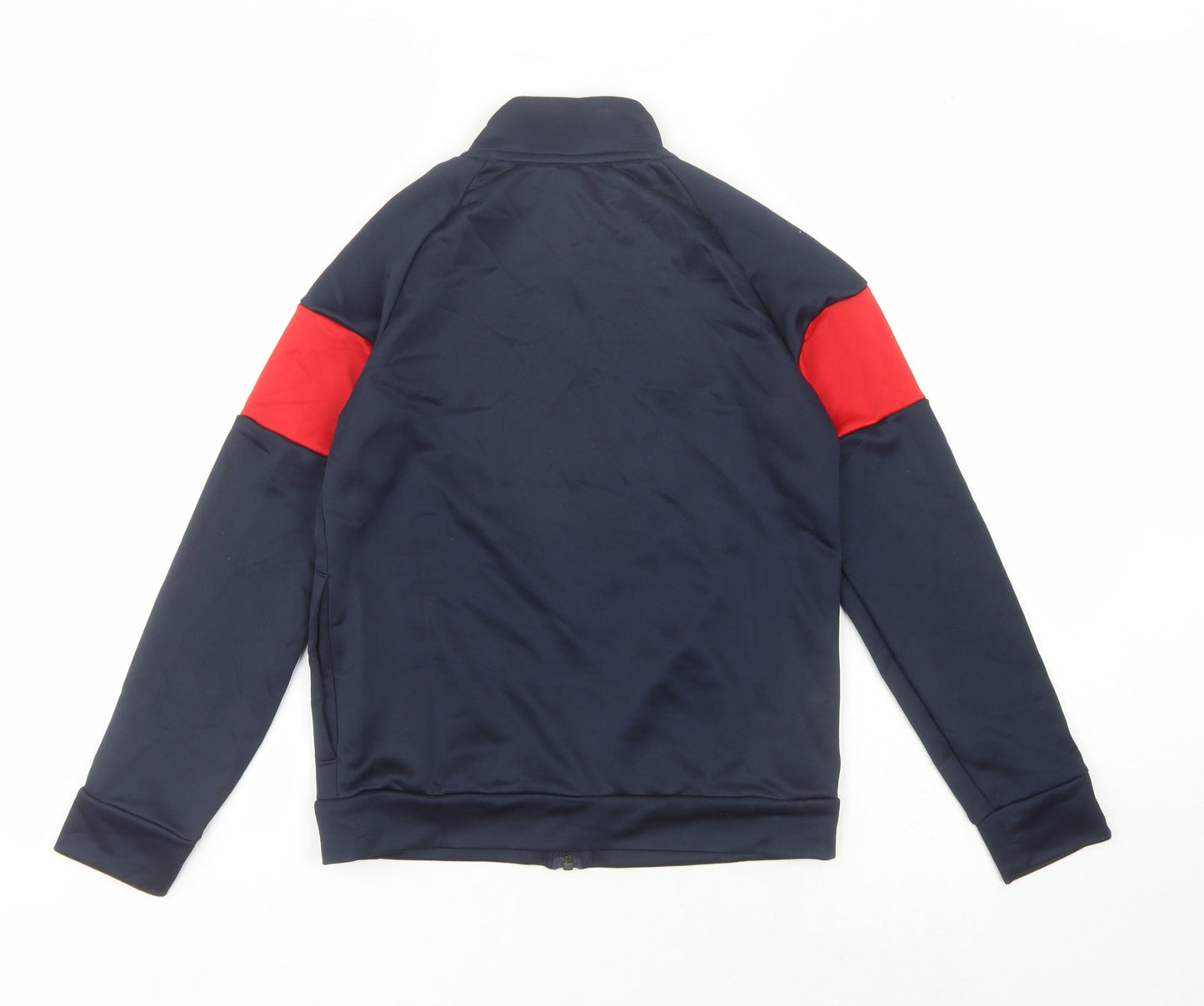 Adidas Boys Blue Full Zip Sweatshirt 9-10 Years