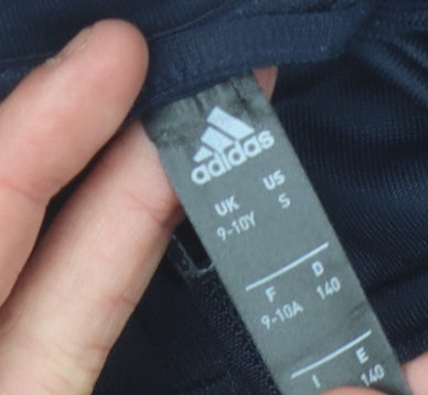 Adidas Boys Blue Full Zip Sweatshirt 9-10 Years